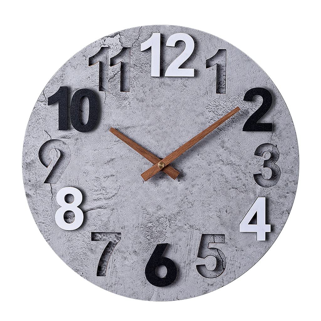 Horloge murale de salon muette au design créatif pour une maison zen