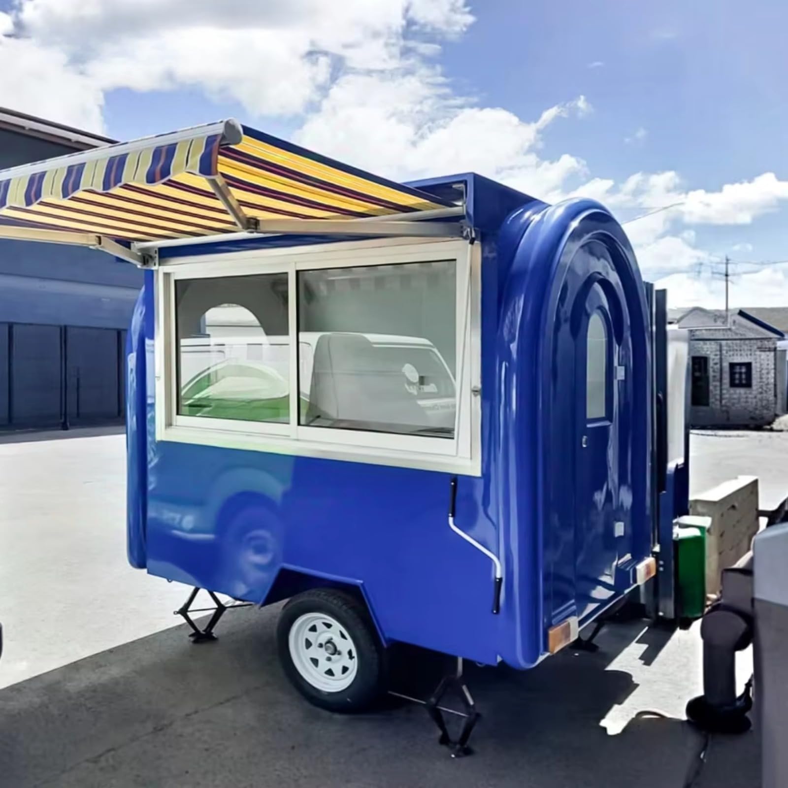 Customizable Mobile Food Trailer with Complete Kitchen for Coffee, Hot Dogs, Desserts, Snacks, and Beverages – Perfect for Street Vendors & Festivals