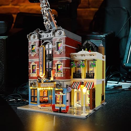 LIGHTAILING Kit de iluminación LED para Lego- 10312 Jazz-Club modelo de bloques de construcción - Juego de luces LED compatible con el modelo Lego