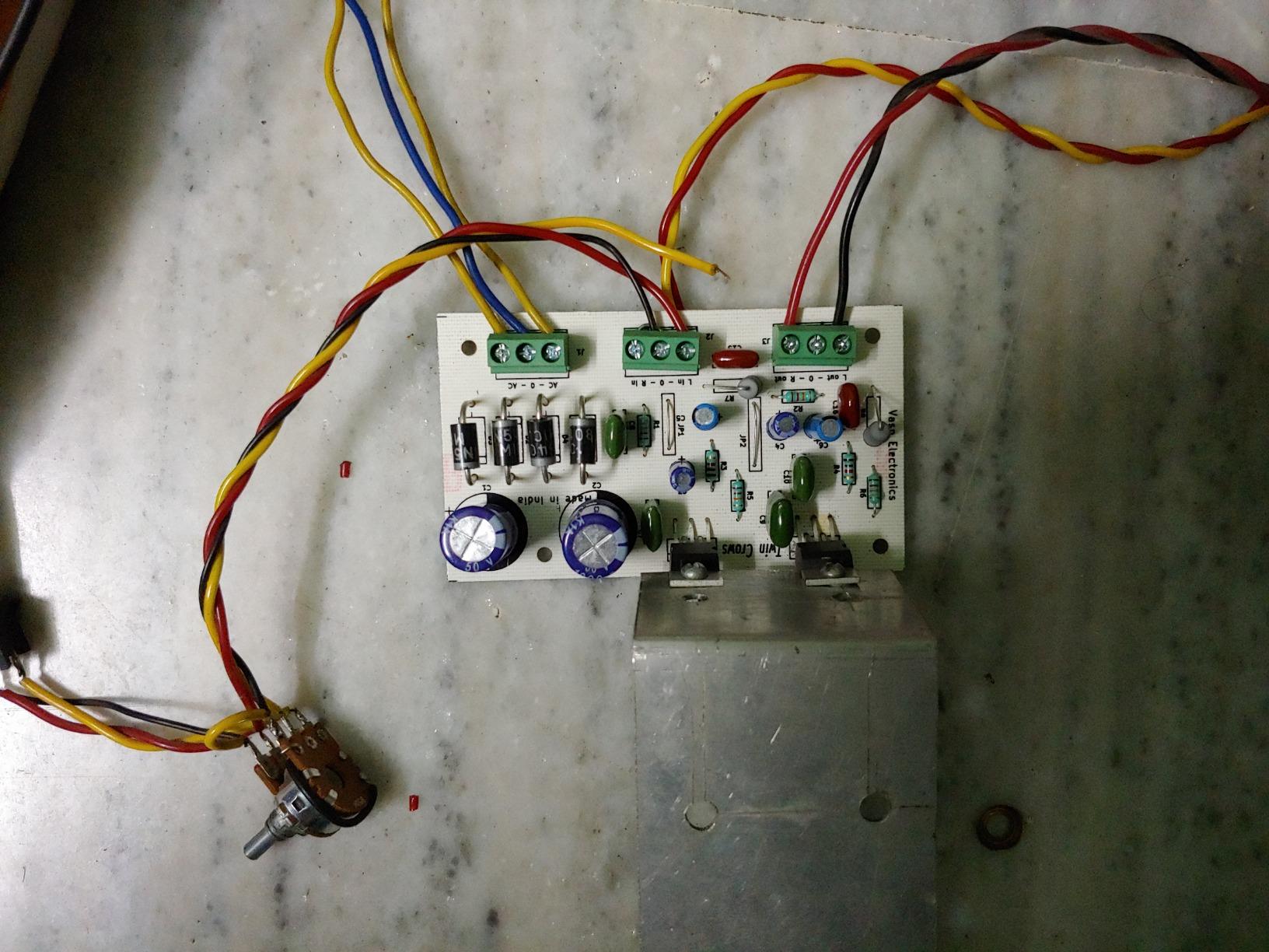 Vasp Electronics DIY Dual TDA2030 18 and 18 W Power Amplifier Board