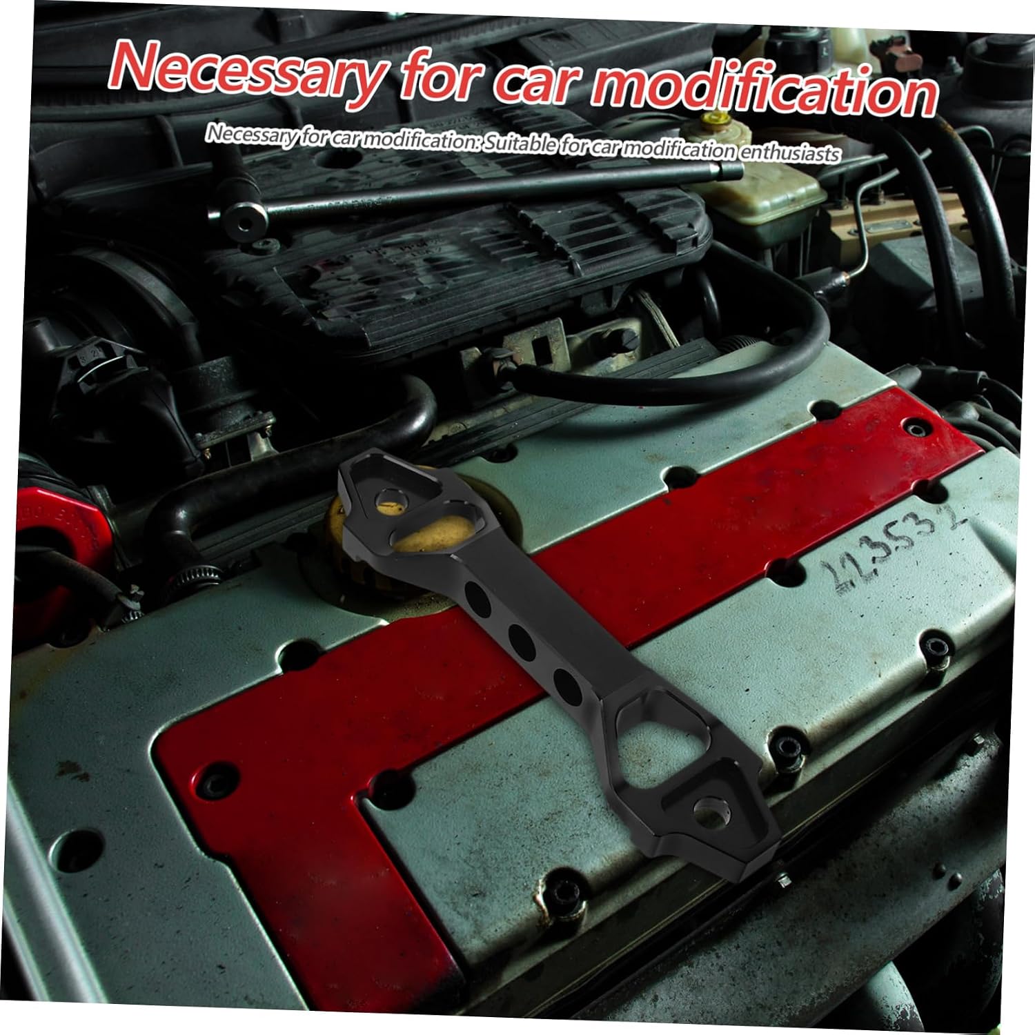 Cabilock 1set Battery Stabilizer Kit Hold down Bracket and Mounting Hardware for Secure Car Battery Installation Compatible Models Easy to Assemble Design