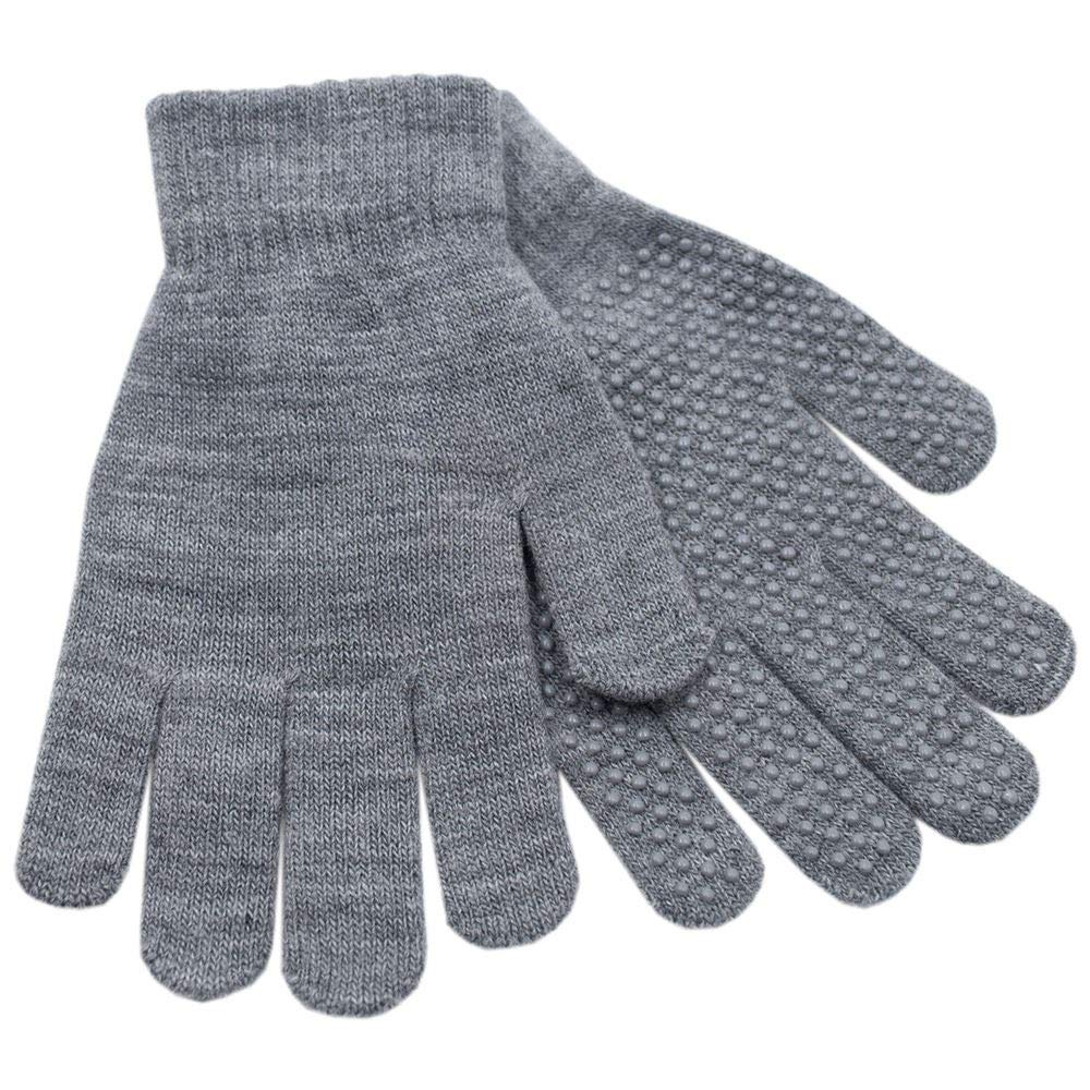 Undercover 3 Pairs Ladies Thermal Magic Gripper Gloves GL740 Grey
