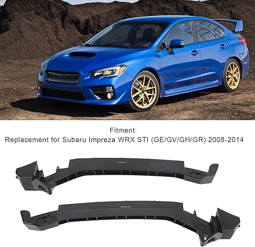 Miniatura 2 de Accesorios para parachoques automotriz, juego de soportes de parachoques delantero izquierdo y derecho, compatible con Impreza WRX STI 2008 a 2014,