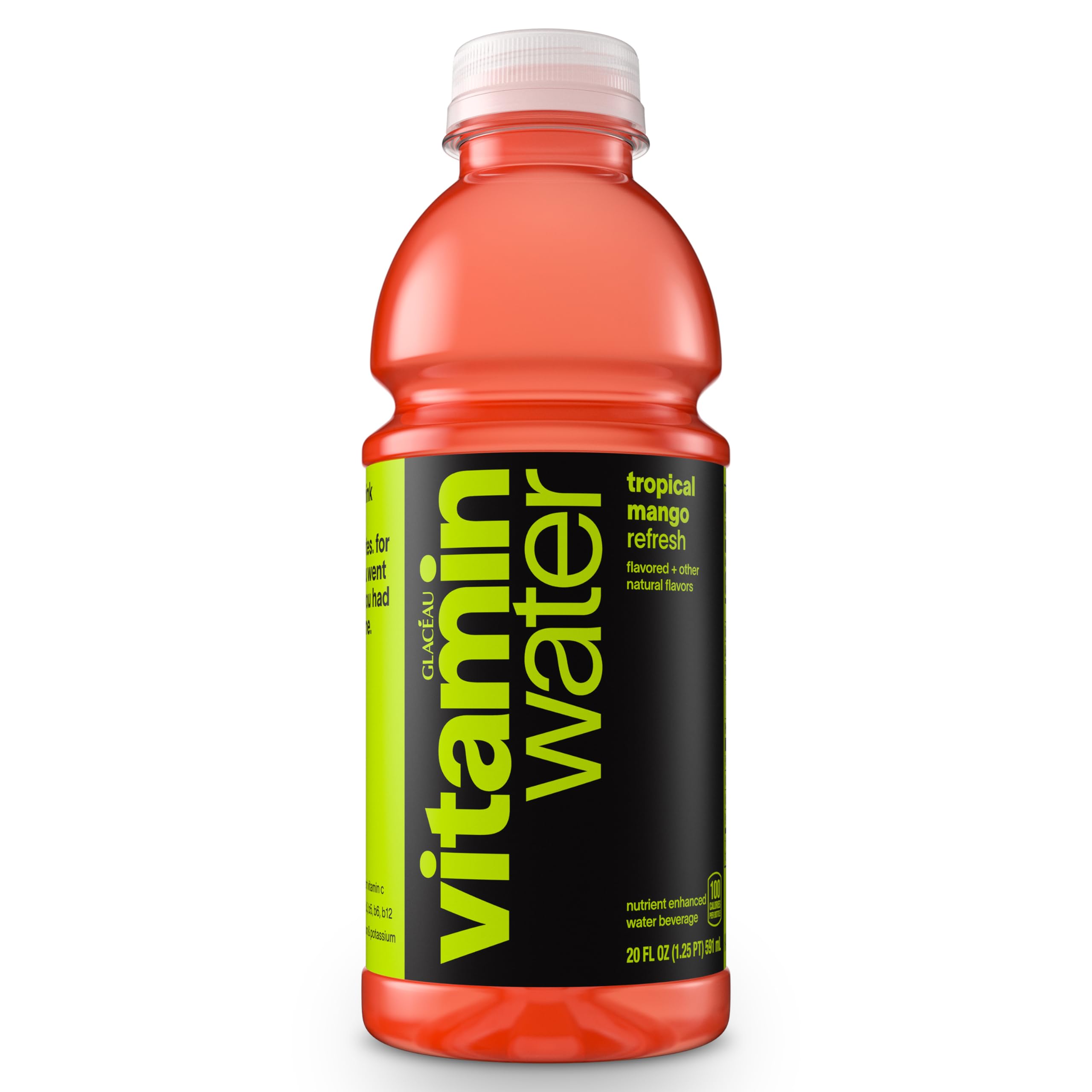 Vitaminwater refresh tropical mango drink, 20 Fl Oz Bottle
