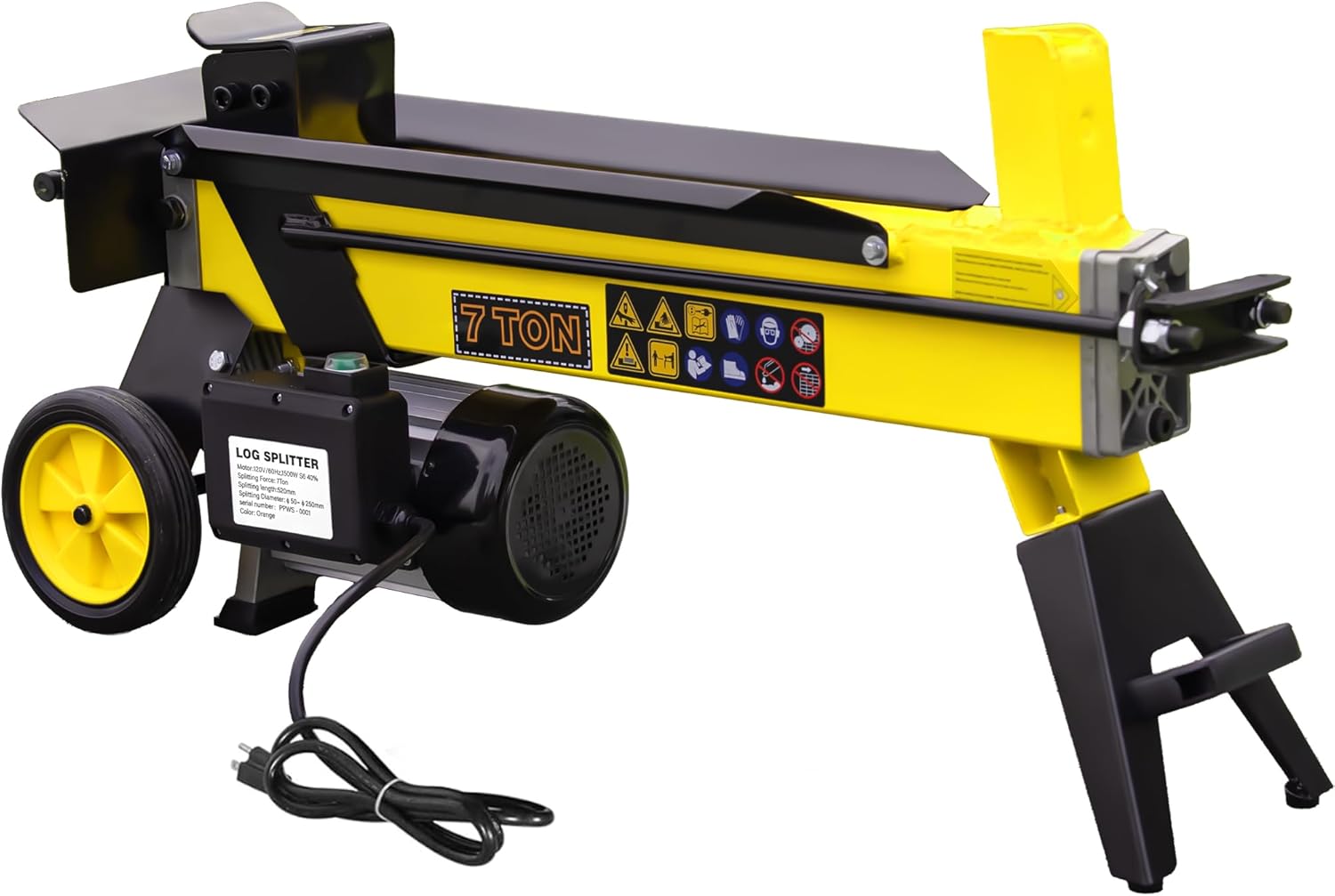 7 Ton Electric Log Splitter