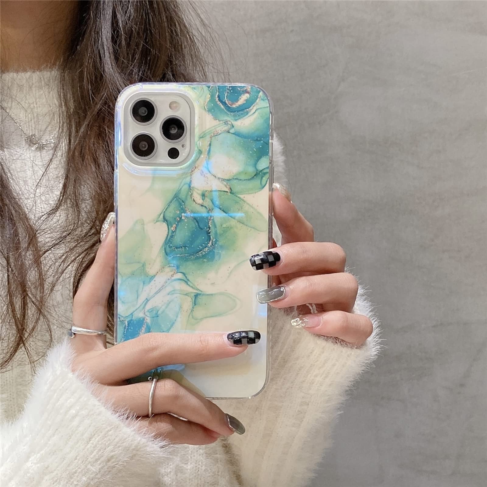 Amazon.co.jp: For アイフォンFor iPhone 用グラデーション水彩電話
