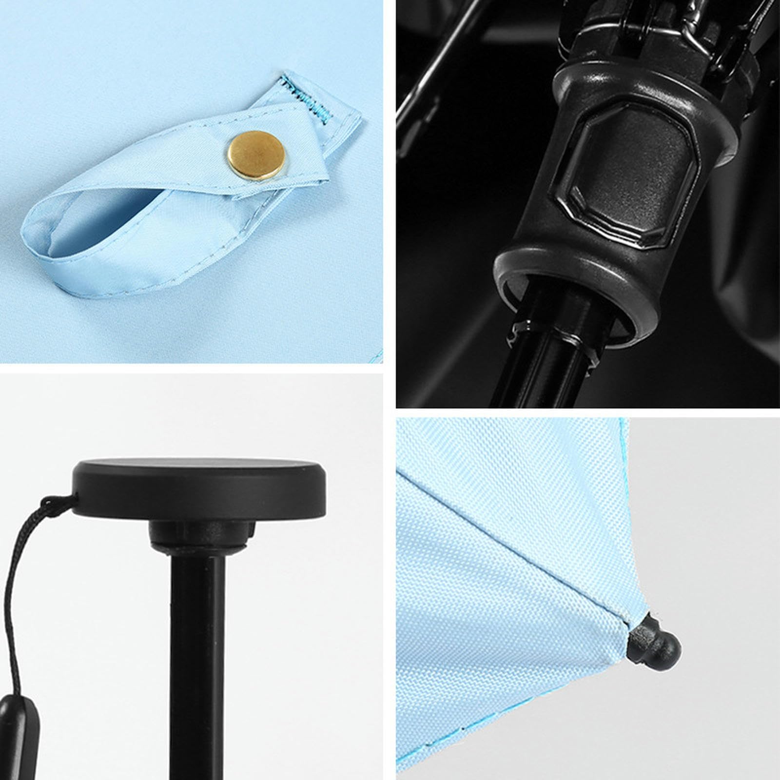 MdybF Parasol super lekki parasol mini parasol słońce deszcz kobiety składany parasol przeciwsłoneczny mały rozmiar łatwo przechowywać parasol