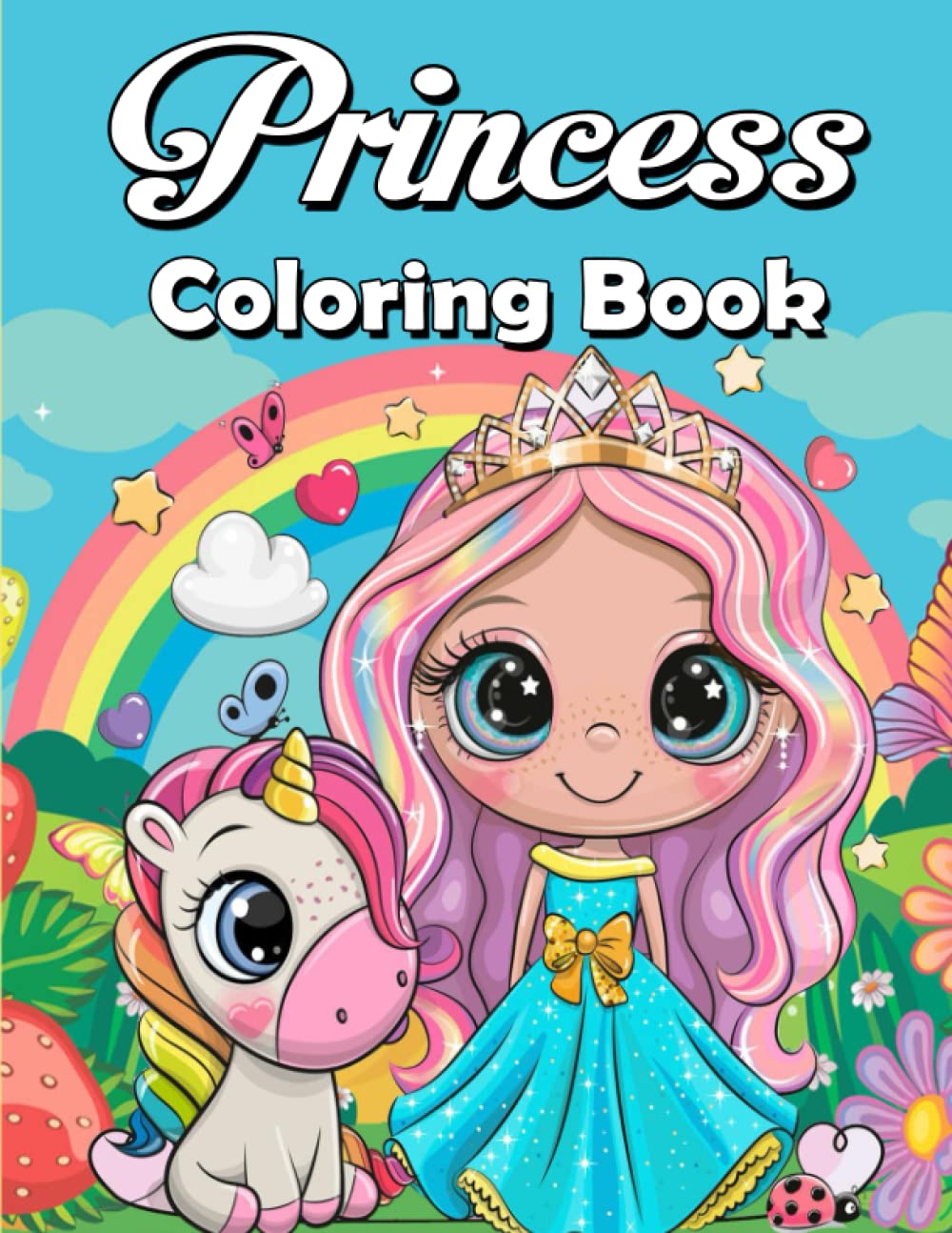 Princess coloring book: Kids