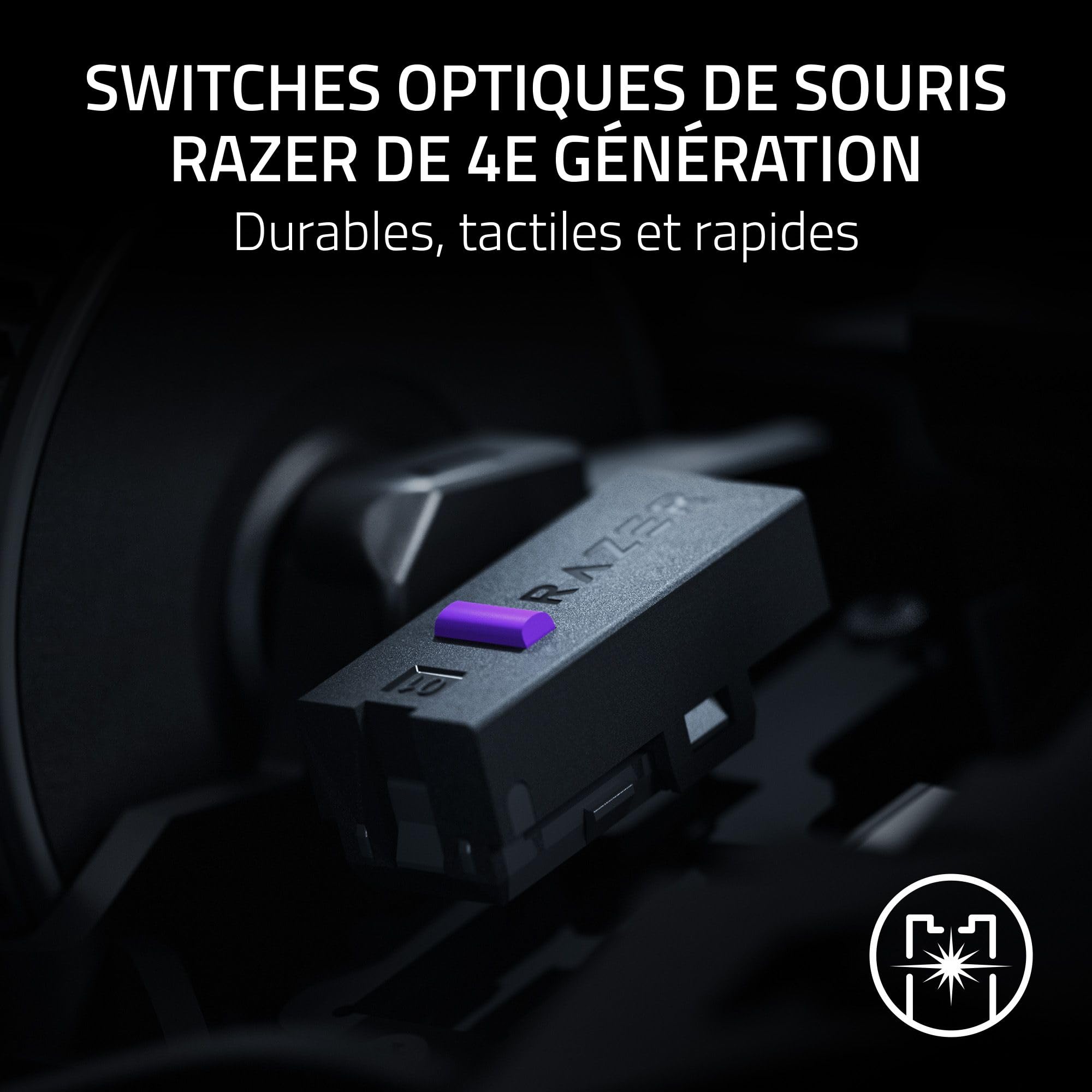 Razer Naga V3 Pro - Souris Gaming sans Fil avec des plaques latérales interchangeables pour Les MMO (HyperScroll de 2e Generation, Switches optiques de 4e Generation, Capteur Optique 50 K Focus Pro)