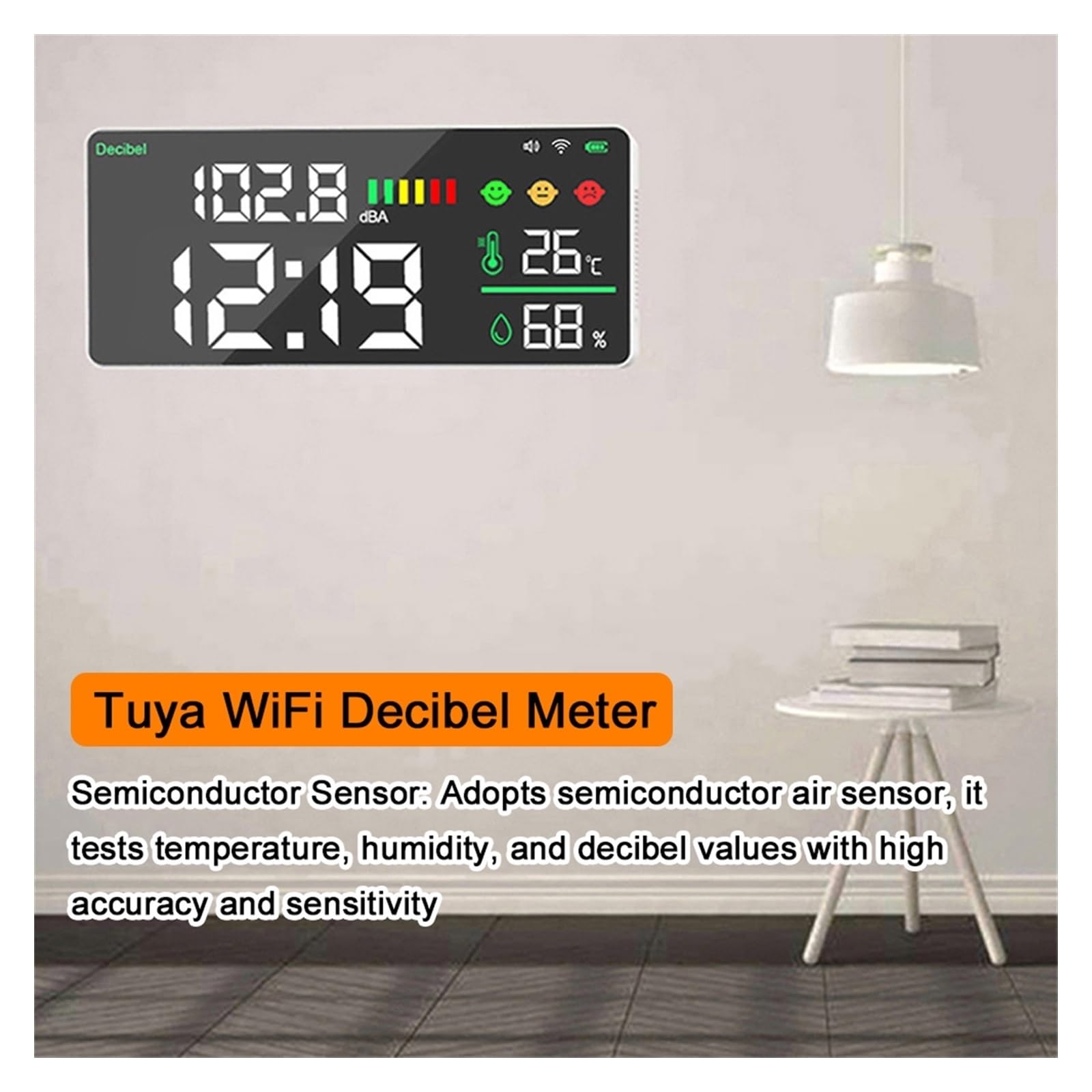 Amazon | 騒音計 デジタル騒音計 騒音測定器 サウンドメーター Tuya