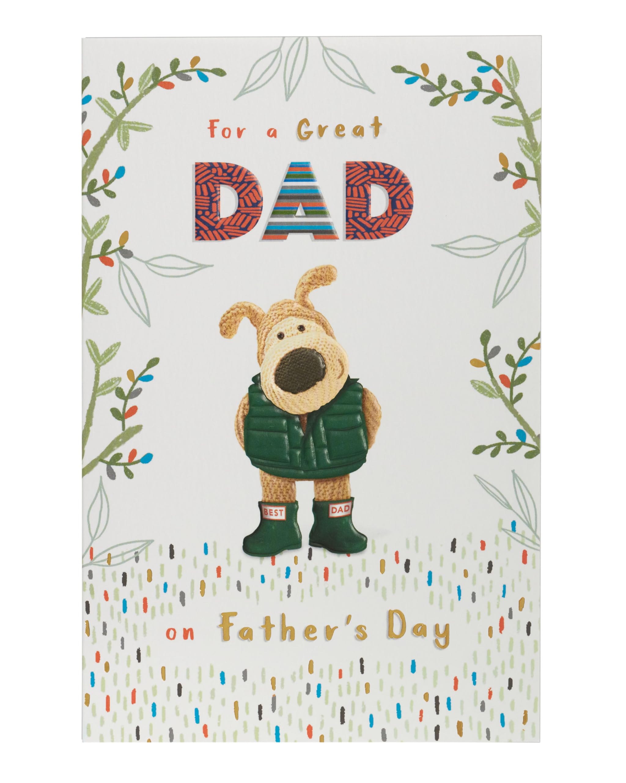Boofle Father's Day Card for Dad - Cute Design