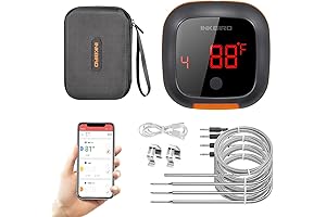 Inkbird Bluetooth Grill BBQ Thermometer with Carrying Storage Case