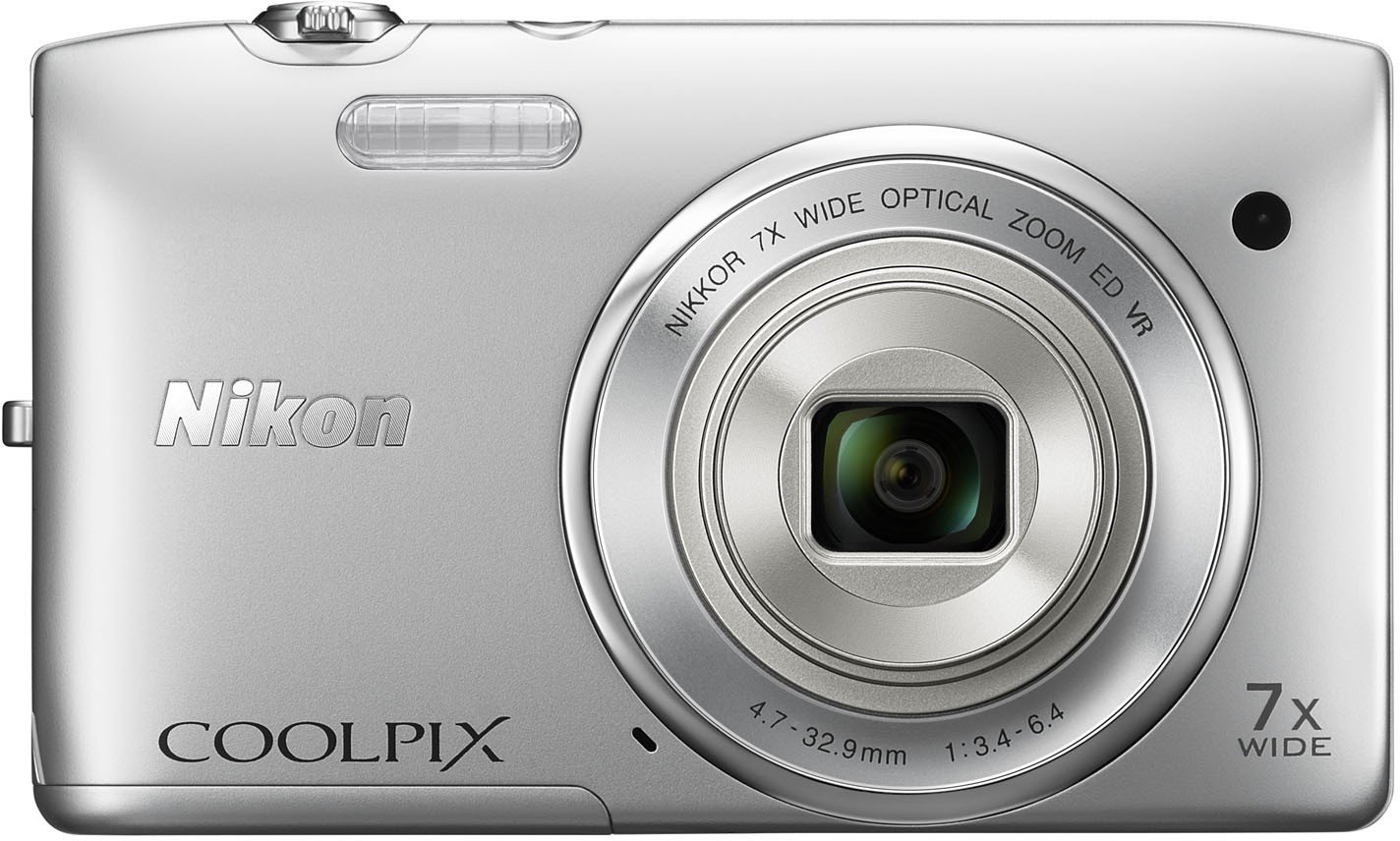 Nikon COOLPIX S3500 シルバー Buy Nikon Coolpix S3500 20.1MP Point and Shoot Camera (Black