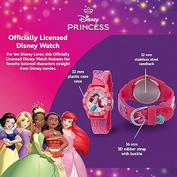 Amazon.com: Disney Little Mermaid Ariel Watch for Girls Age