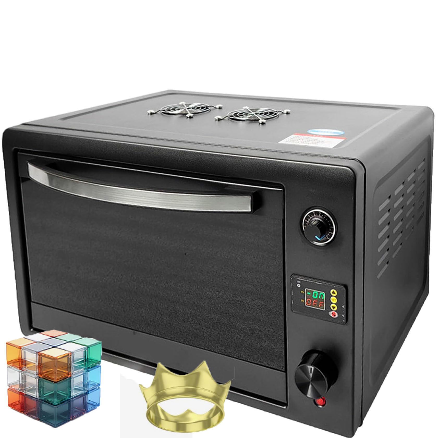 Komora Do Utwardzania Uv O Wysokiej IntensywnośCi, UrząDzenie Utwardzania 500W | Utwardzanie Prac Z żYwicy, Regulowany Timer I Ustawienia, Fale 365 Nm / 395 Nm / 405 Nm – Idealne Do BiżUterii,