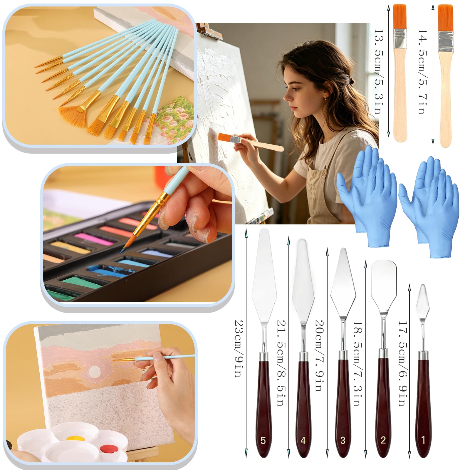 Pasta Texturizzata Acrilica Professionale 2000ml (3600g), Alta Densità, Pasta Strutturante per Pittura su Tela, Progetti Artistici Fai Da Te, Texture 3D e Strati Spessi, Materiali per Arte