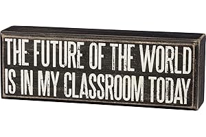 Primitives by Kathy Inspirational Box Sign for Teachers