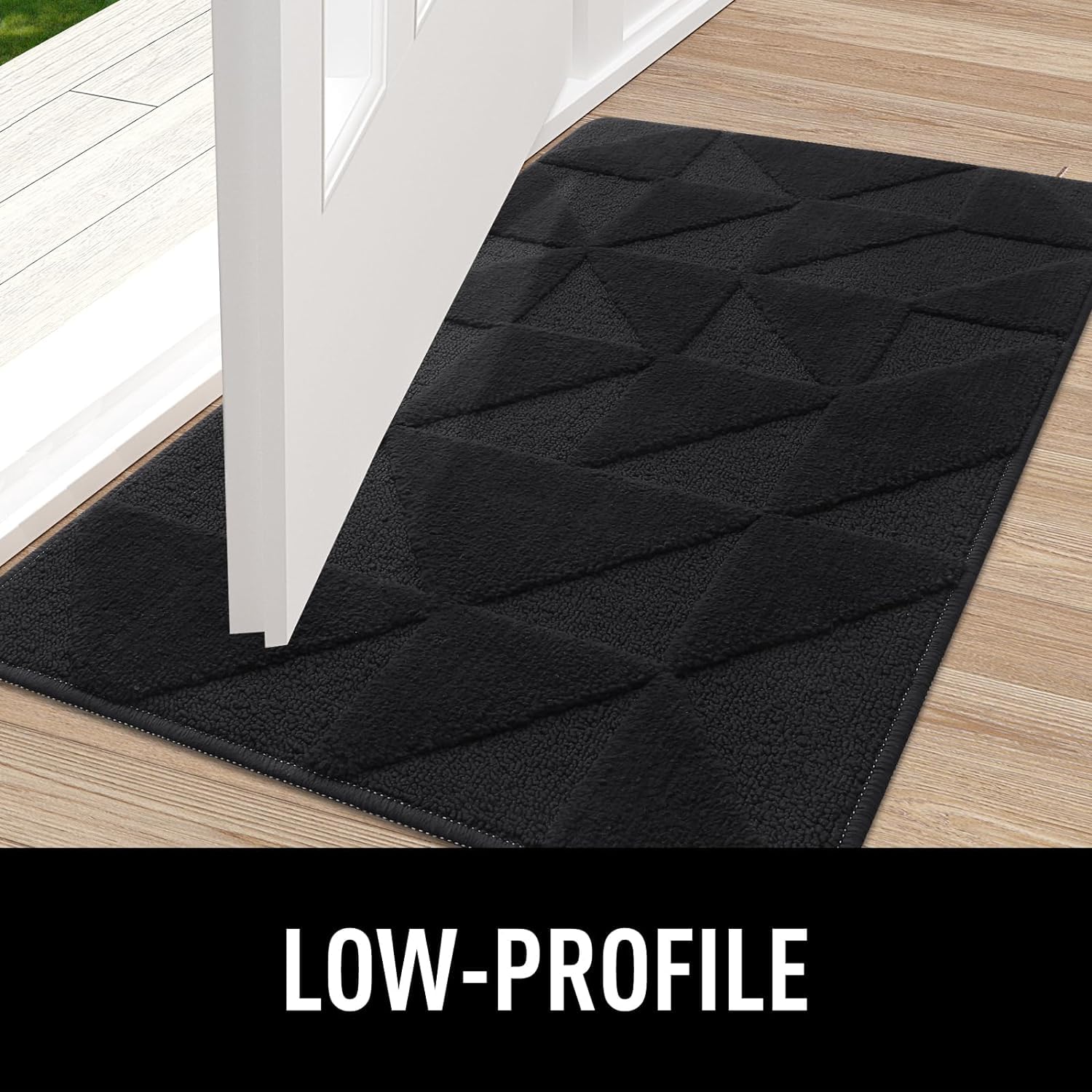 Homaxy Door Mats Indoor, 60 X 90 cm, Machine Washable Inside Door Mat, Dirt Trapper Soft Doormats - Image 4