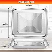 Vista 2 de Accesorios de horno tostador para freidora de aire Cuisinart TOA-28 AFR-25 Tostadora de horno de convección de freidora de aire, bandeja de horno