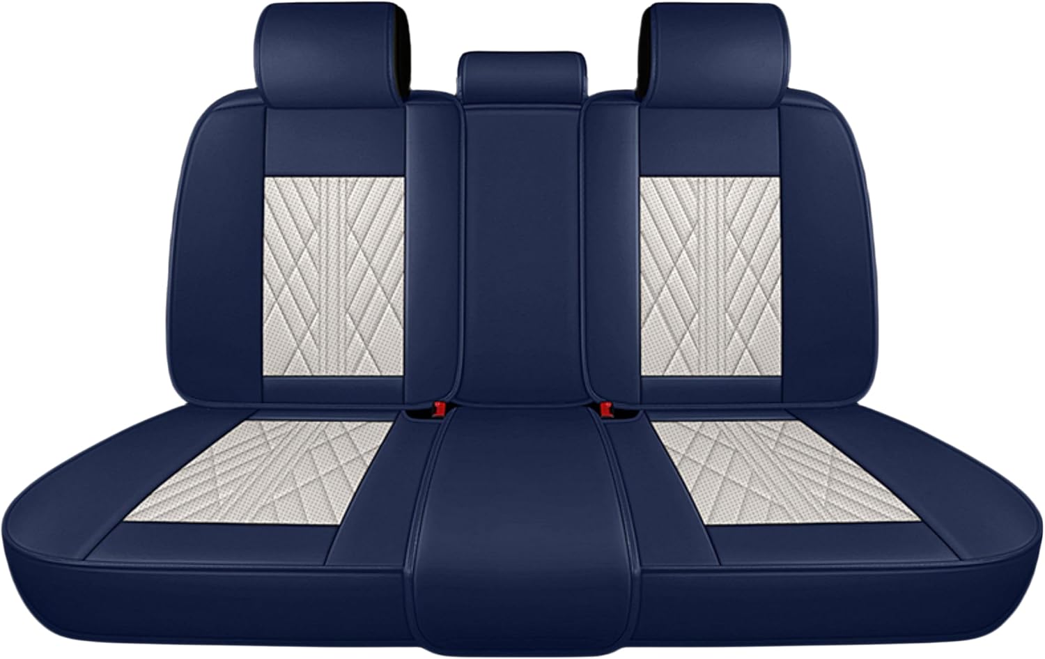 Universal Fit Waterproof Breathable Nappa Leather Automotive Vehicle Car Seat Covers Set Cushion Protector for Sedan SUV