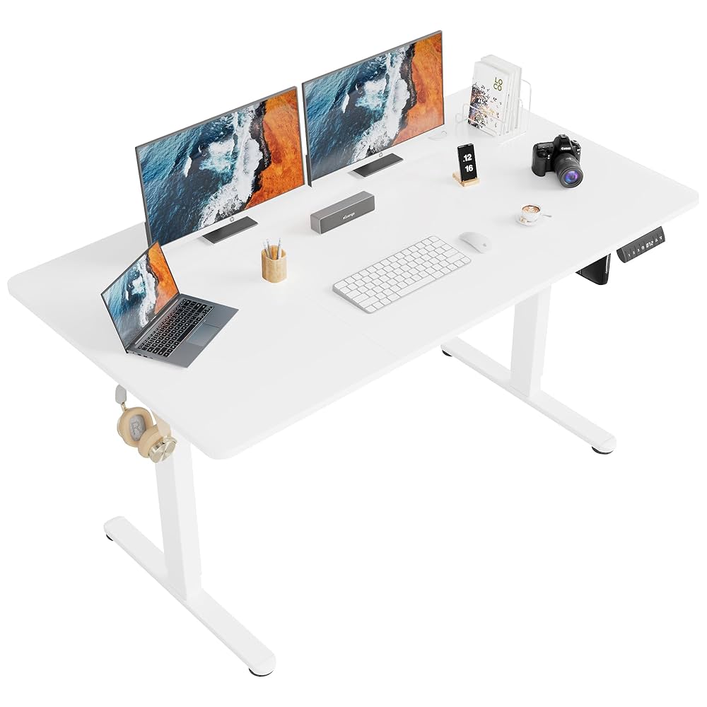 Alebert 電動式 昇降デスク 幅140cm*奥行70cm Amazon | Alebert「アレベルト」 電動式 昇降デスク 昇降式デスク