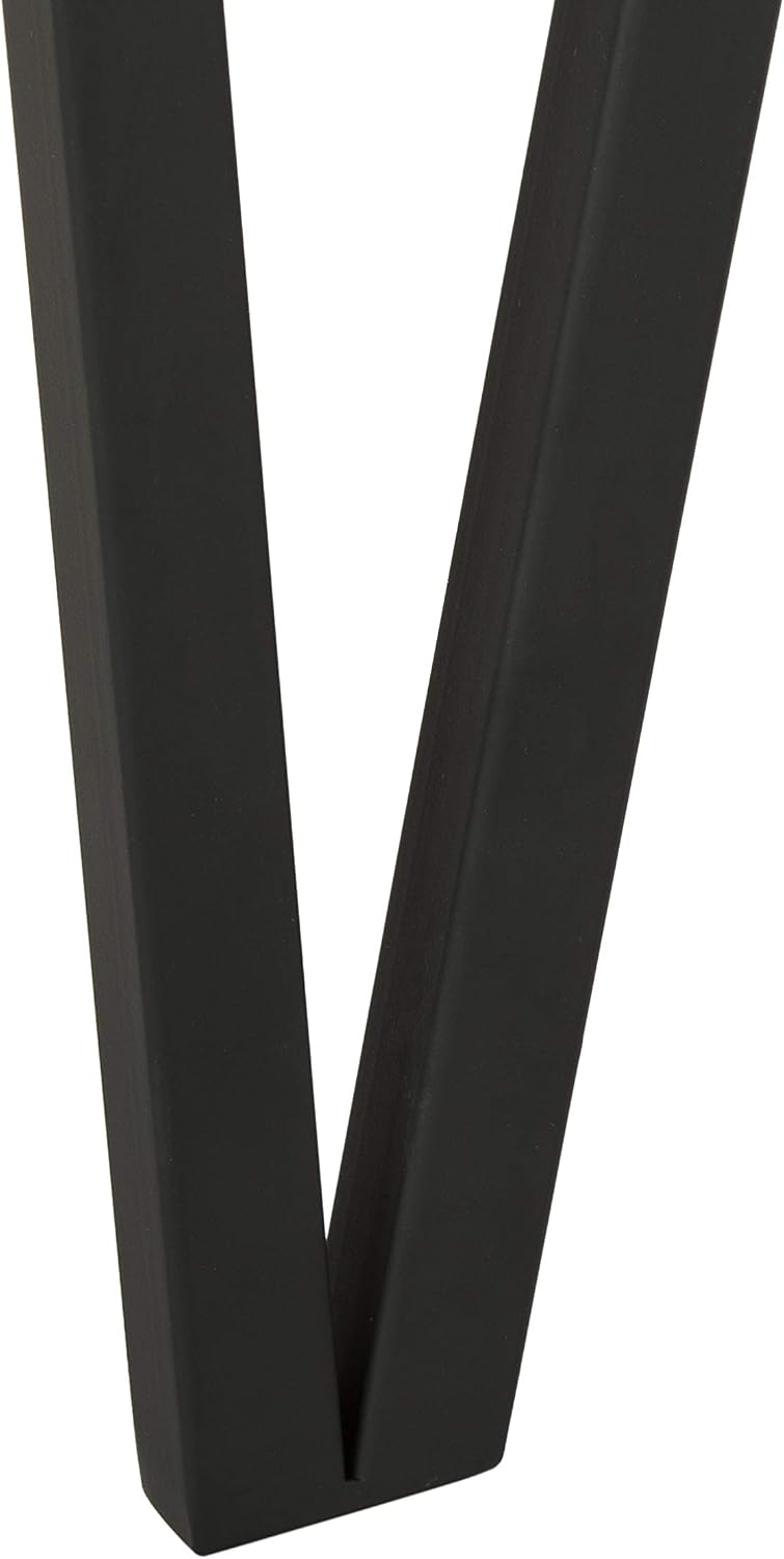 Safavieh Home Liann Rustic Multi Brown and Black Glass Leg Coffee Table
