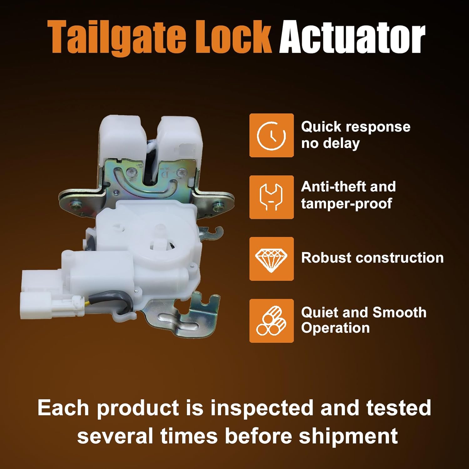 XQSMWF Tailgate Lock Actuator Compatible with Honda Fit 1.5L 2015 2016 2017 2018 2019 2020#74801-T5S-K01 74801-T5A-013 74801-T5A-003
