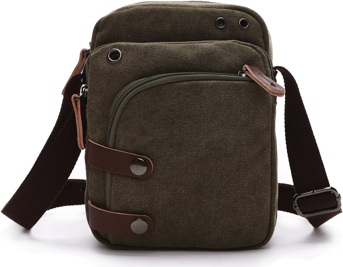 Collsants Mini Crossbody Bags for Women and Men - Small Purses and Handbags - Travel Bag - Canvas Shoulder Purse - Image 2