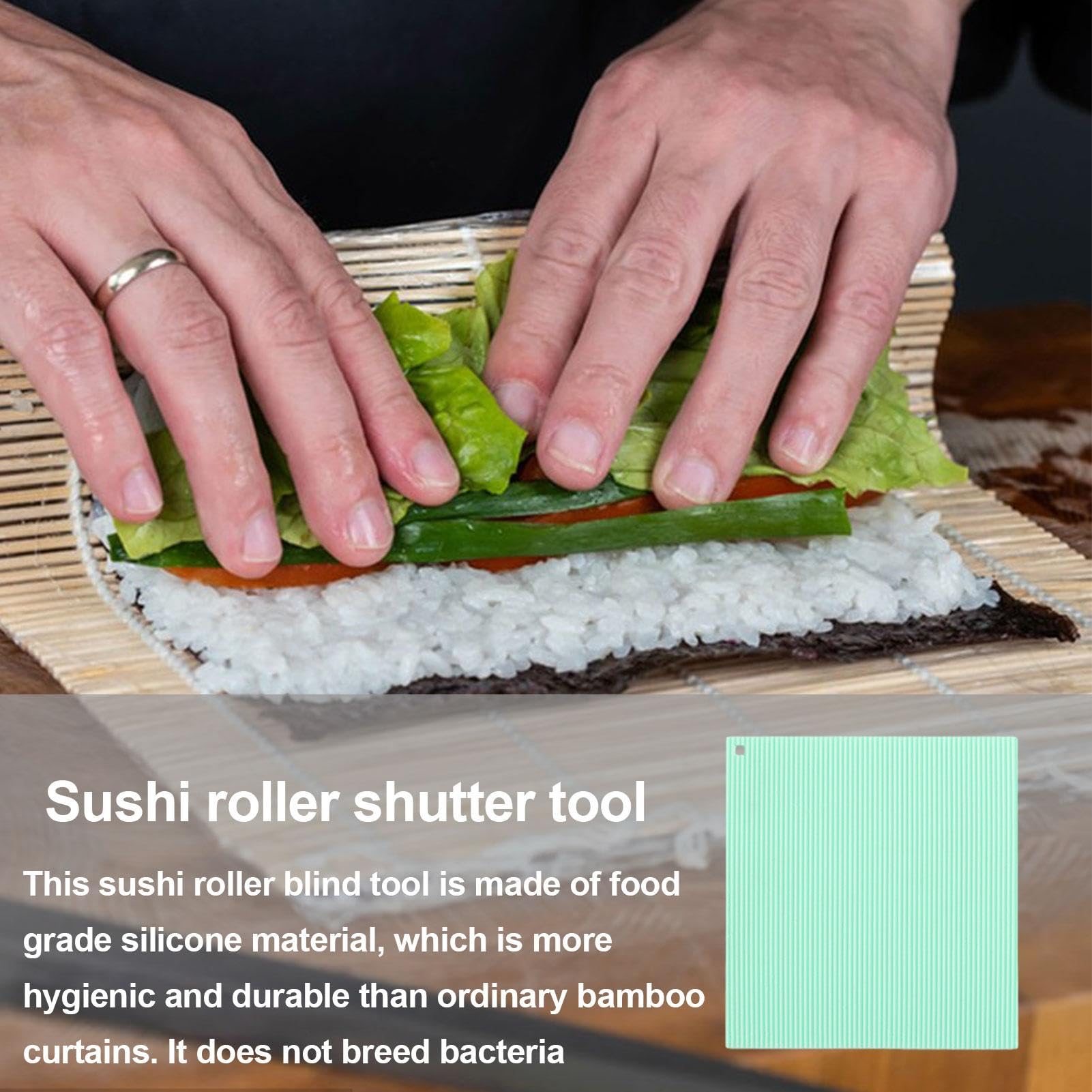 Sushi Maker Set – Silikon-Rollmatte Antihaft, Waschbar & Wiederverwendbar Für Japanische Spezialitäten