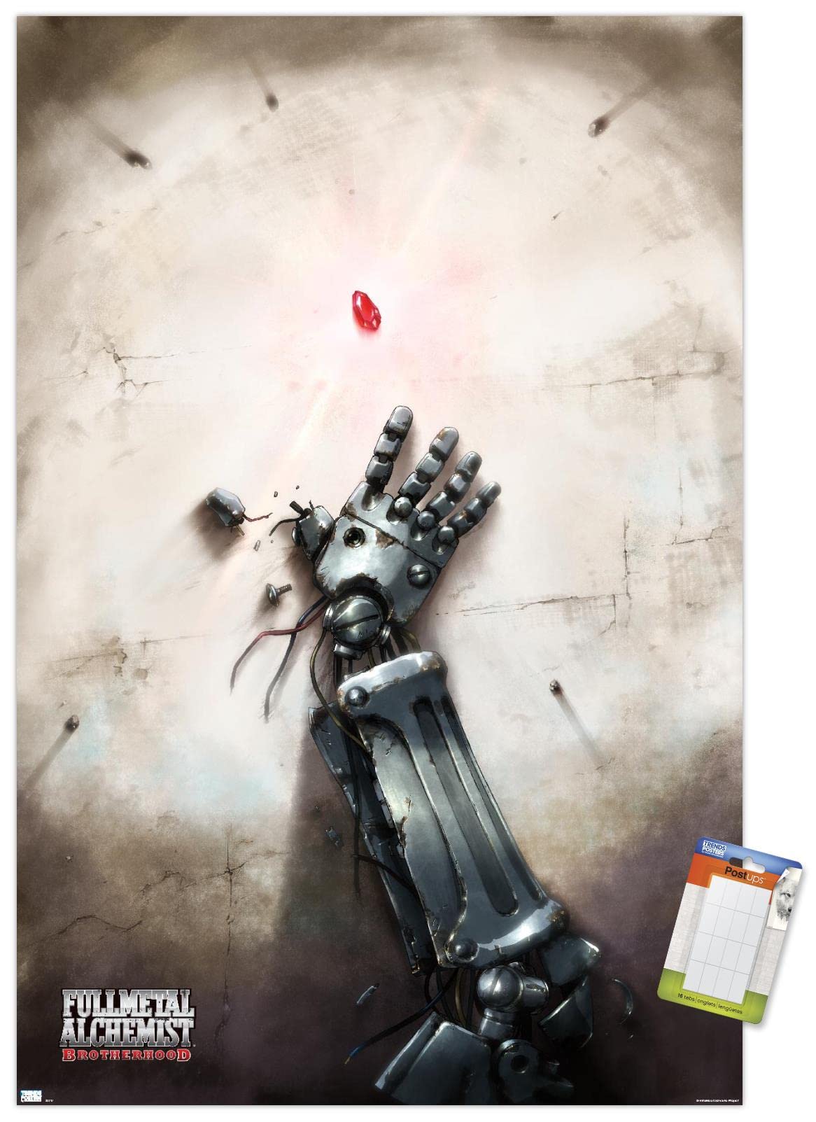 Trends International Fullmetal Alchemist: Brotherhood - Key Art 4 Wall Poster