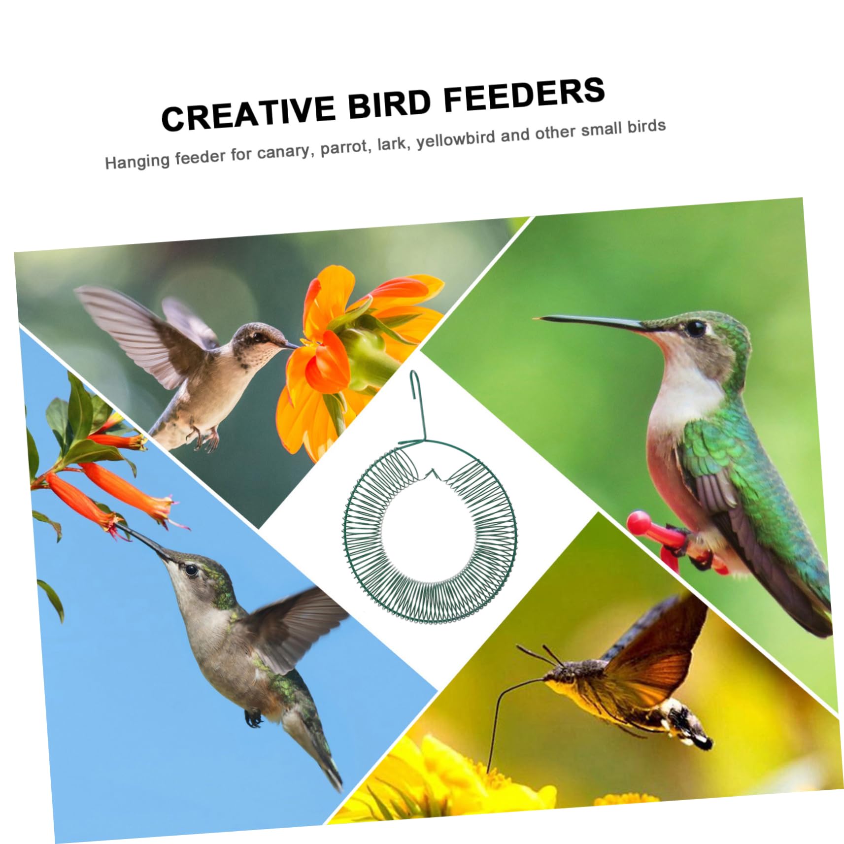 POPETPOP 2 Piezas comedero para pájaros comederos para pájaros comederos para Aves Silvestres Bird Feeder comederos para pajaros Bandeja Circular bandejas Suministros para pájaros Planchar