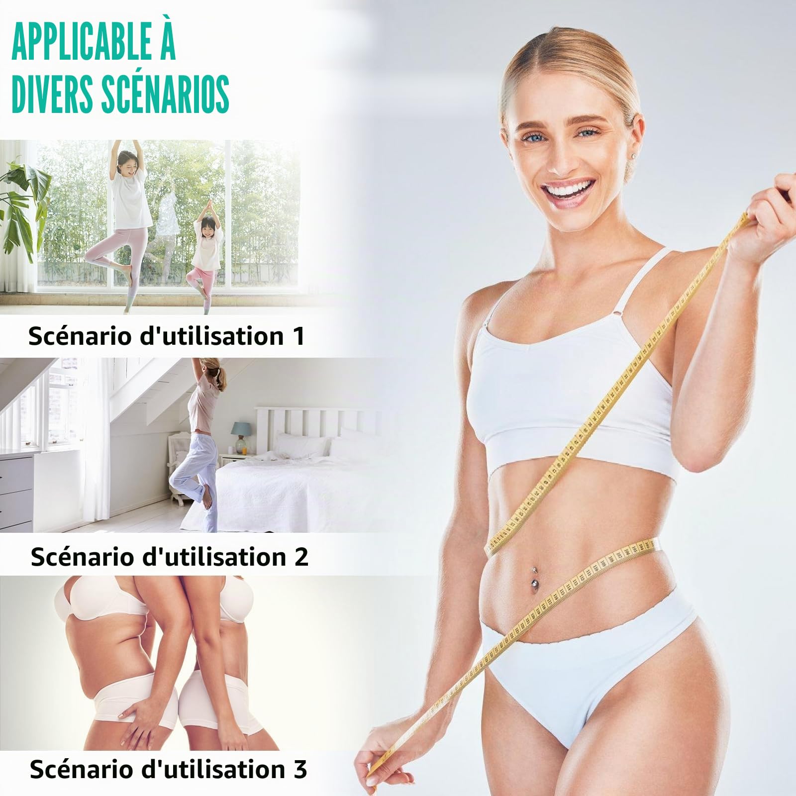 Tour de taille avec compteur - Disque rotatif de taille avec plante des pieds - Antidérapant - Entraînement aérobique - Pour massage des pieds et de la taille - Charge maximale : 300 kg - Vert