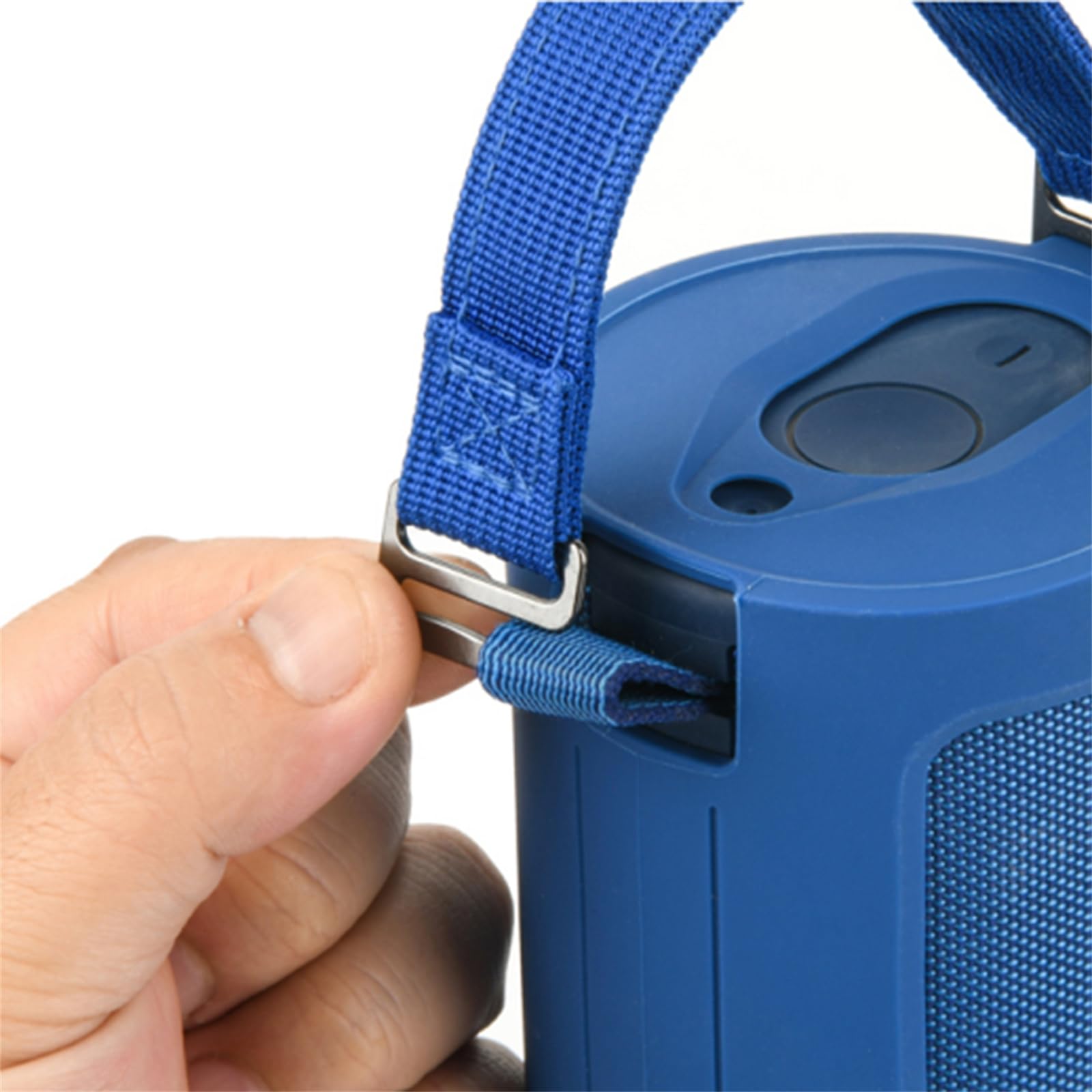 XBERSTAR Custodia In Silicone Per Ultimate Ears Megaboom 3, Con Tracolla E Cinturino Da Polso, Protezione Antiurto (Blu) - 2