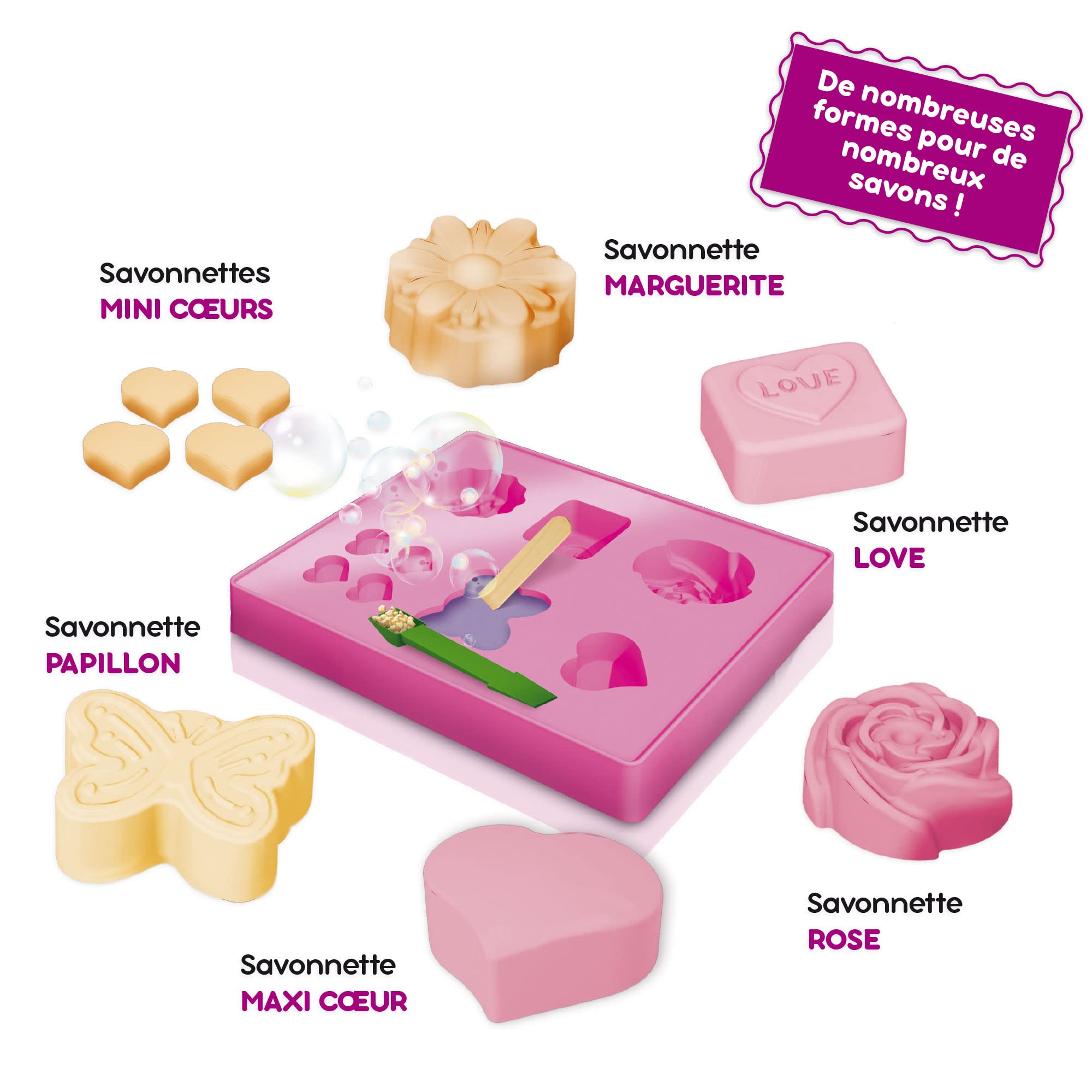 Lisciani I'M A GENIUS SCIENCE La Science des Savons Kit Création Savons Personnalisés Jeu Scientifique Enfant 8 Ans Fabriqué Italie