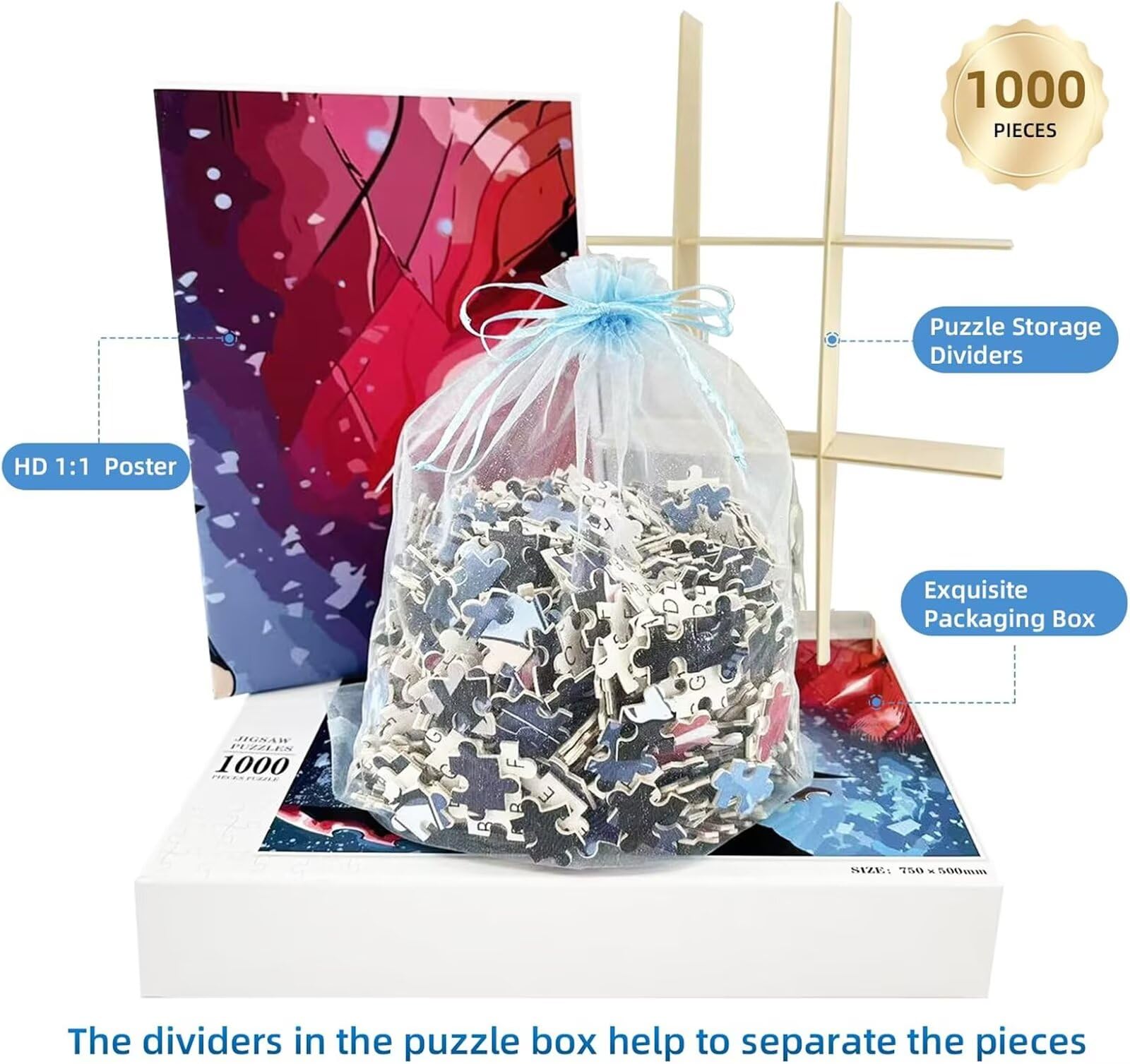 Puzzle 2000 sztuk dla dorosłych delfin ocean, puzzle niemożliwe kreatywne rozrywki zabawa, puzzle dla dorosłych 2000 sztuk 100 x 70 cm