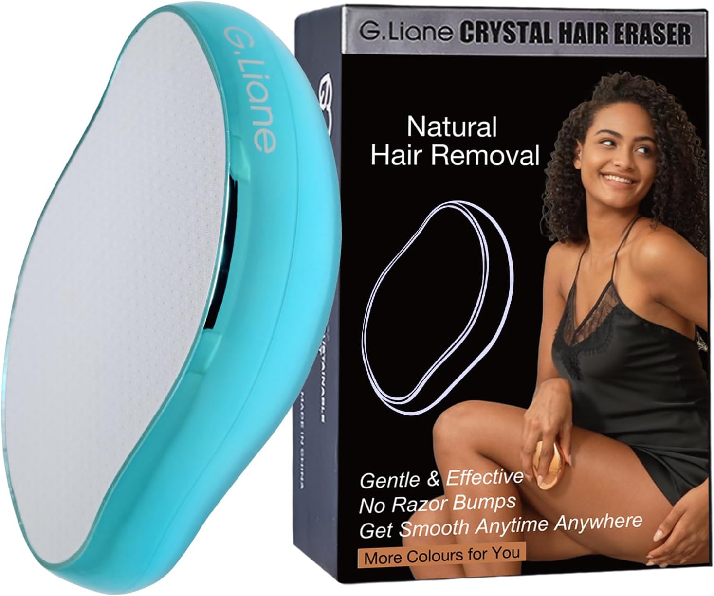 Crystal Hair Eraser,Upgraded Painless Crystal Hair Remover,More Effective Crystal Hair Removal Device and Skin Exfoliation,Easy Body Epilator Depilator for Women and Men(Aqua) Crystal Hair Eraser,Upgraded Painless Crystal Hair Remover,More Effective Crystal Hair Removal Device and Skin Exfoliation,Easy Body Epilator Depilator for Women and Men(Aqua)