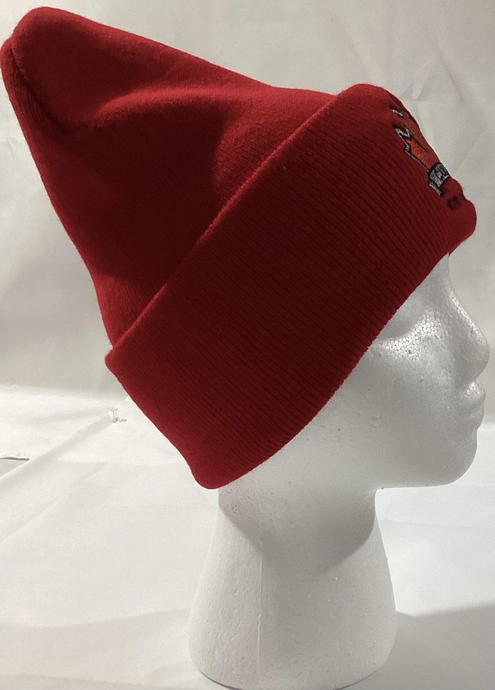 Patriotic Winter Toque for Men & Women – Warm Knit Beanie Hat, Acrylic Skull Cap, Cuffed Tuque for Cold Weather, Hunting. - 5