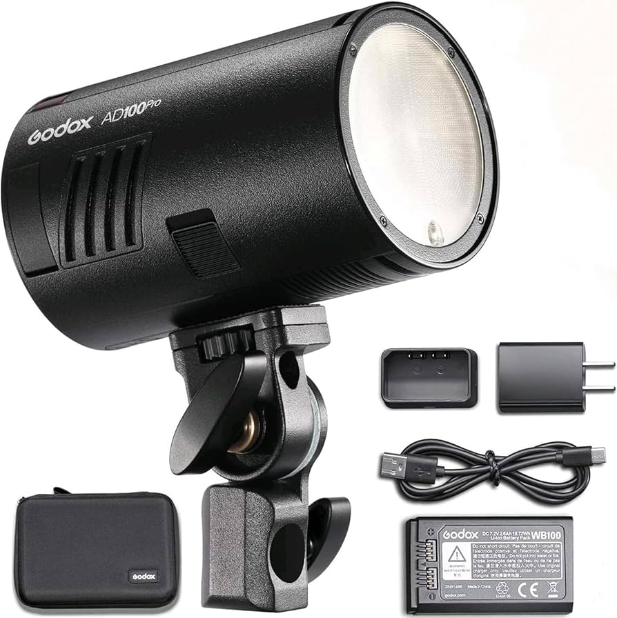 ストロボ/照明 Godox AD100pro Pocket Flash Godox AD100Pro TTL Pocket Flash Photography Studio Strobe