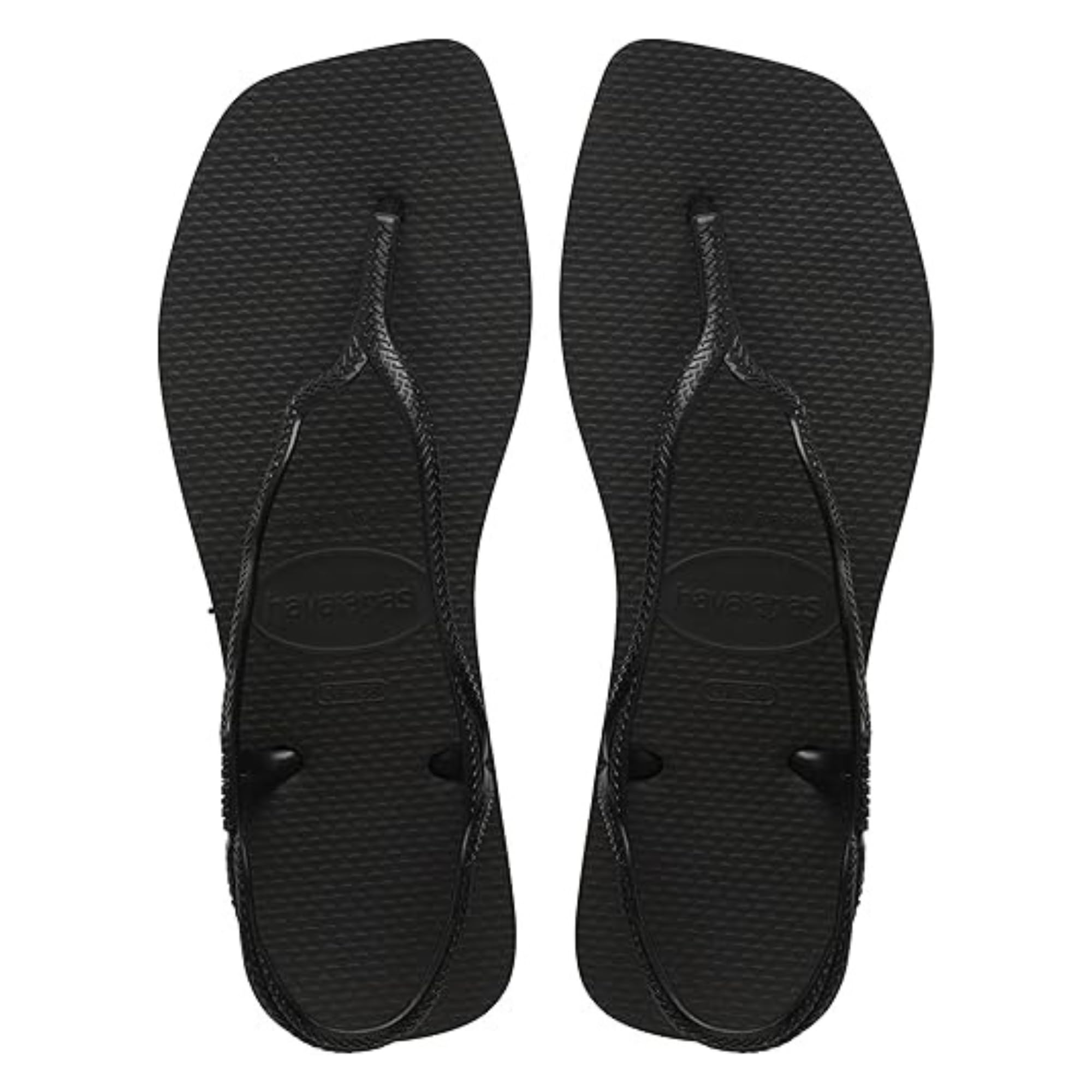 Havaianas – Soleil, stilvolle, langlebige und bequeme T-förmige Sandalen mit Riemenverschluss hinten, Wellenschnallen und profilierter Sohle, Damen