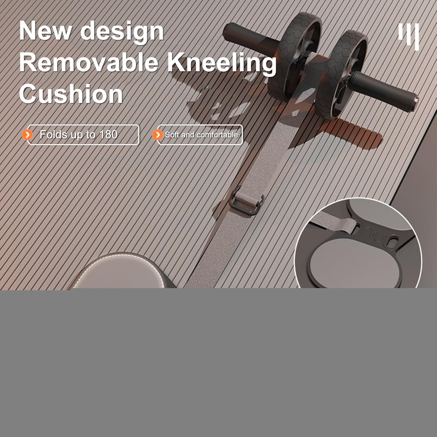 バンド付き腹部ホイールローラー | ホームコアストレングストレーナー | 多目的フィットネス腹筋ローラー器具 平らなお腹、上半身の調