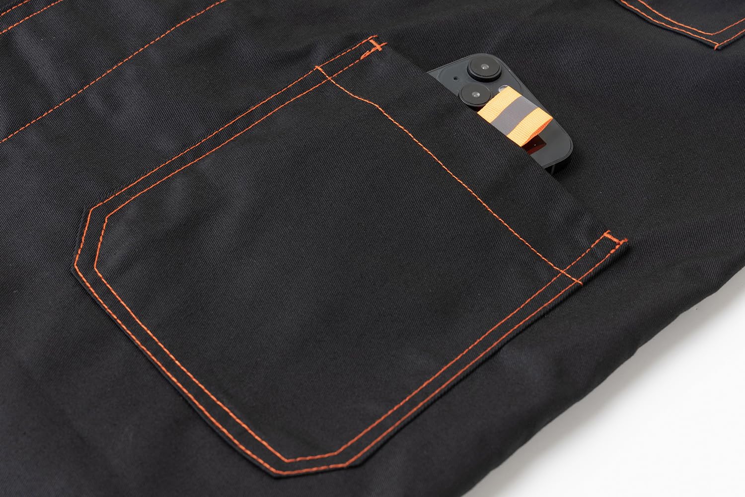 Bleu de Travail pour Homme Blouse de Laboratoire Artisan Atelier Veste de Travail de Manches Longues à Boutons Blouse d'atelier Lycée Bricolage