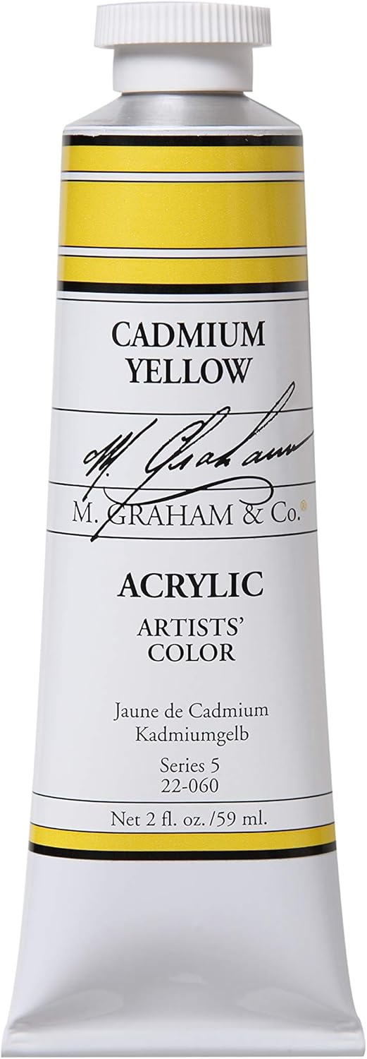 M. Graham & Co. 5 Color Acrylic Set Art - Paints, Plus 6th Color (GRM-22-SET)