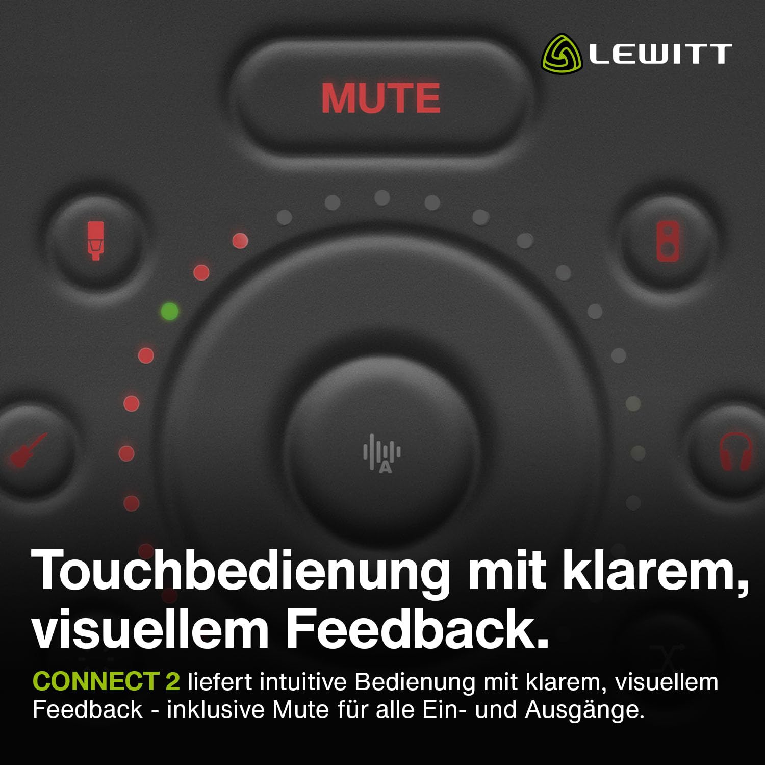 CONNECT 2 - Das benutzerfreundlichste Audio-Interface mit XLR- und Hi-Z-Eingang - Sensationeller Sound mit nur wenigen Klicks - Autosetup, Clipguard, Compressor, Denoiser - 3 Preamp-Sounds