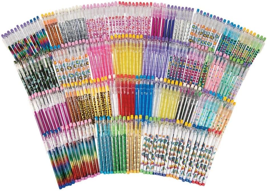 Fun Express Mega Stacking Point Pencil Assortment (set of 250) Bulk School Supplies