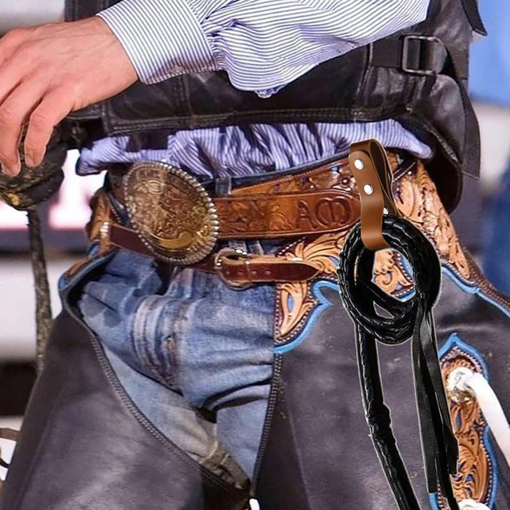 Amazon.co.jp: ベルト鞭ホルダー レザー鞭ホルスター ベルトループ鞭