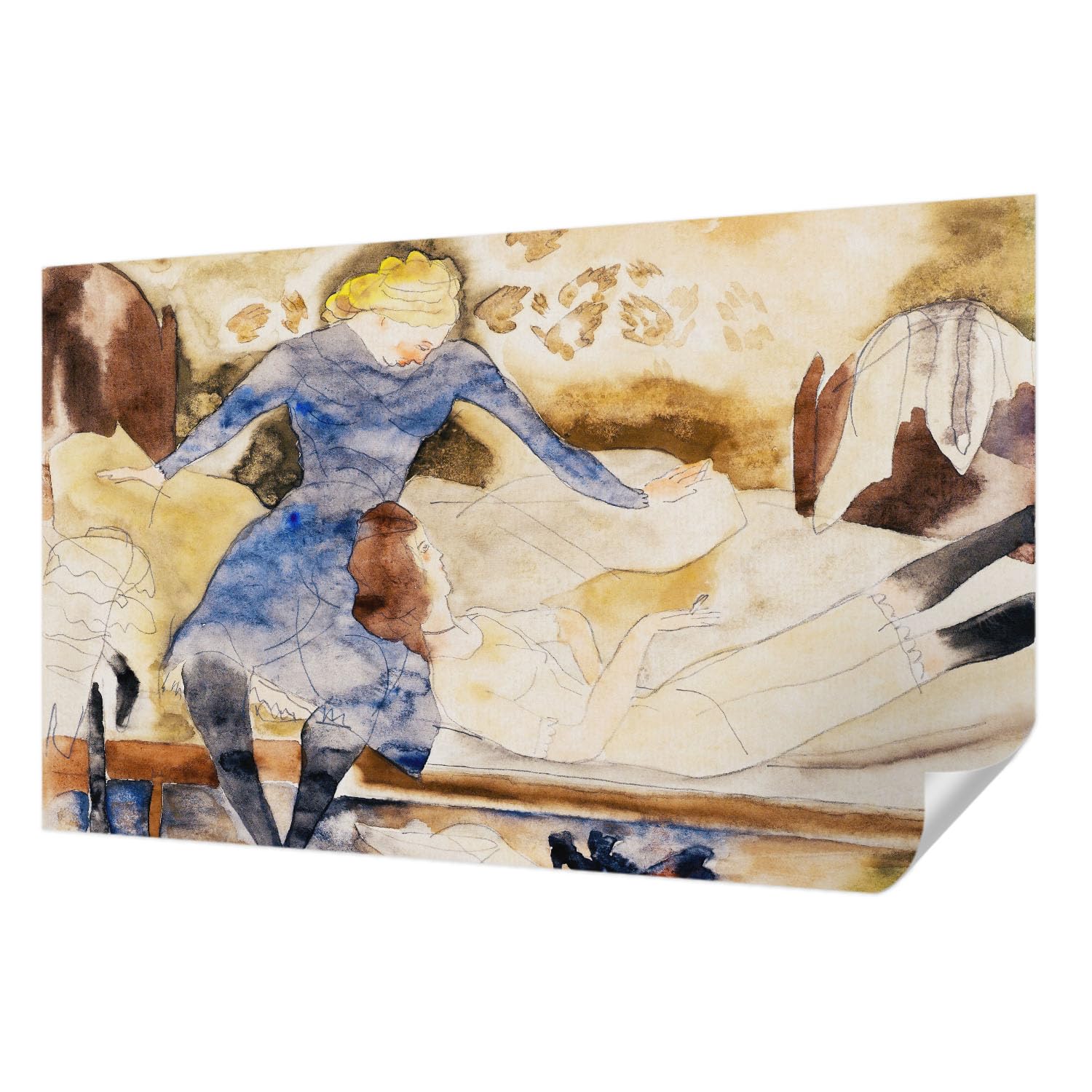 Papier peint autocollant mural panoramique Tulup 416x254 cm pour décoration intérieure salon
