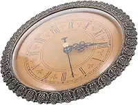 DIYEAH Relógio Vintage Com Cabeça Redonda E Numeral Romano Movimento De Quartzo Artesanal Clássico