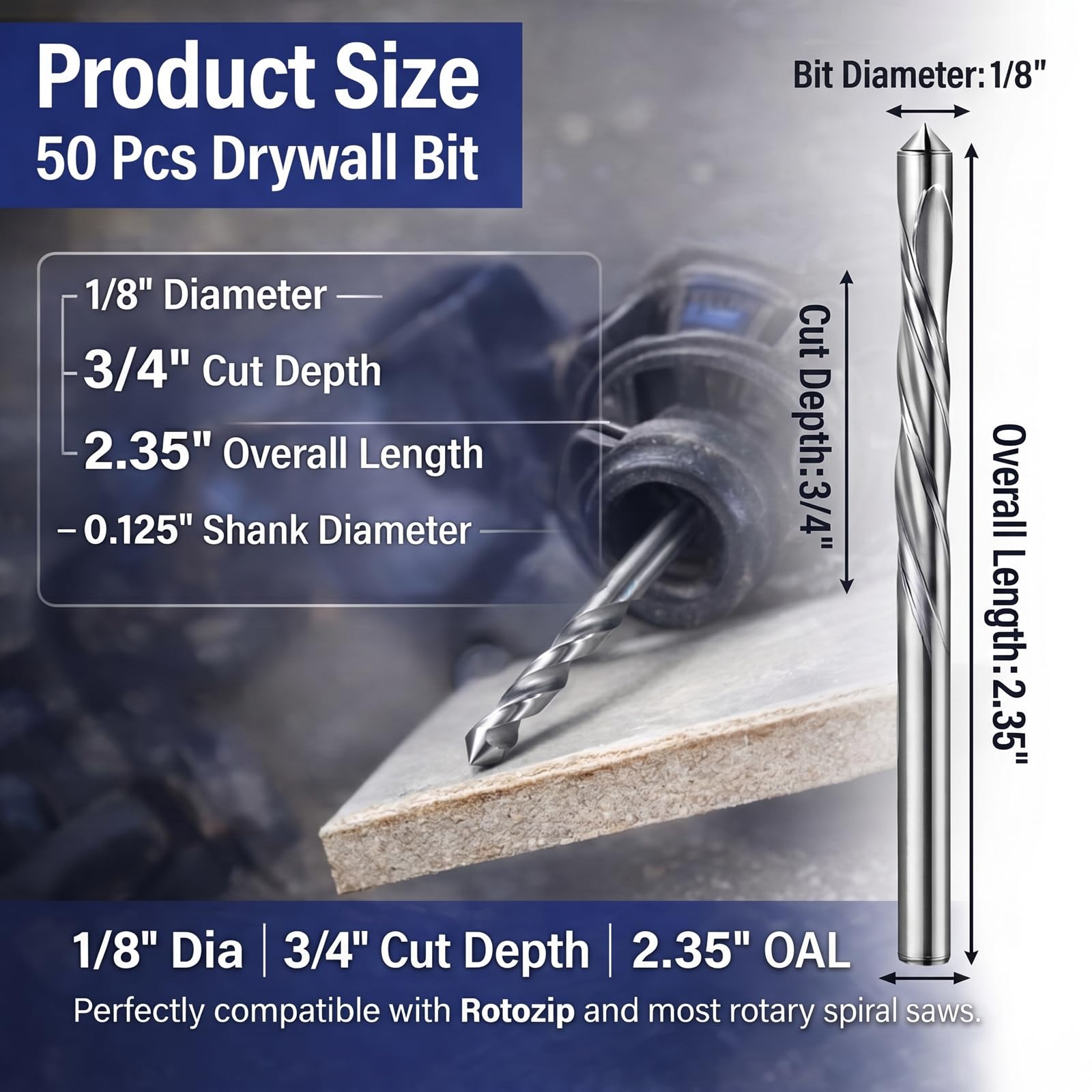 Drywall Router Bits - 50 Pack by Tondiamo -4