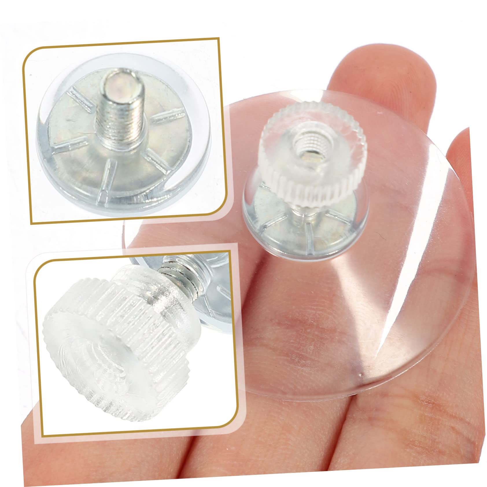 PRETYZOOM 72stücke Starke Saugnäpfe Mit Schraubmechanismus Transparente Pvc-haken Für Bad Küche Und Dekoration Wiederverwendbare Wandhaken Bohren