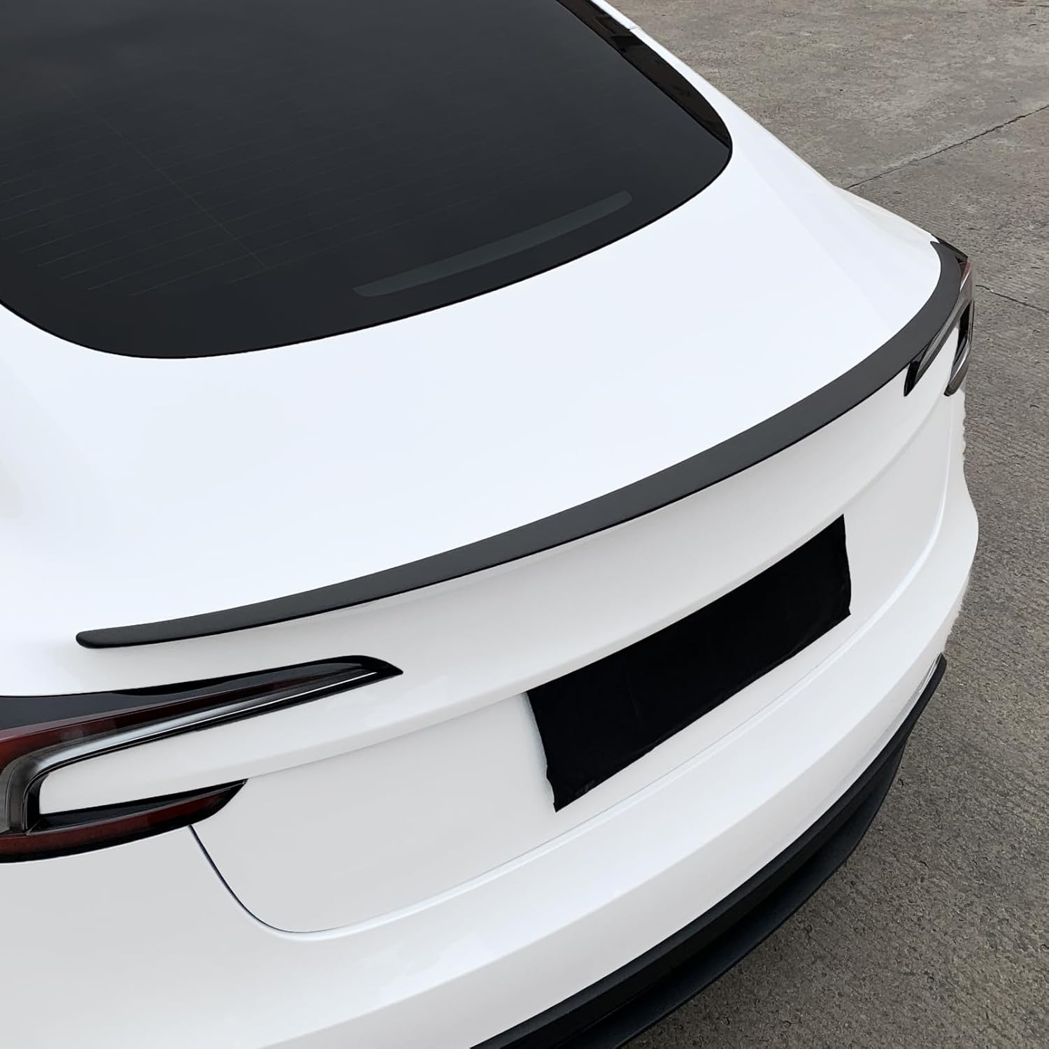 Photo 1 of Spoiler Fit for Tesla Model 3 2017-2023, Upgrade ABS Material Rear Spoiler Wing OEM Rear Trunk Lip, Model 3 Accessories (Matte Black) 